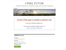 Tablet Screenshot of cphqtutor.com